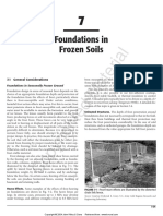 Foundations in Frozen Soils: 7.1 General Considerations