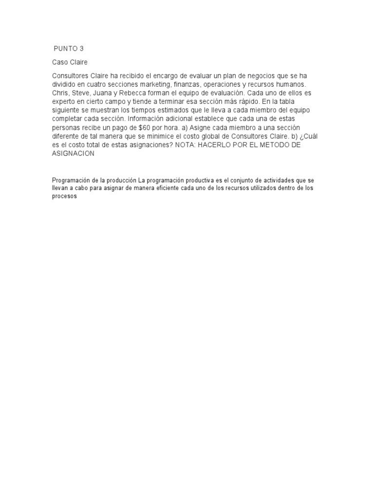 Punto 3 | PDF | Crecimiento personal y profesional | Negocios