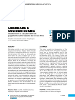 Liberdade e Solidariedade - Visões Sobre o Cativeiro em Um Julgamento Afro-Baiano Do Século XVII. 2018