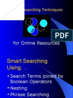 Smart Search Techniques for Online Resources