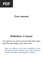 Free Consent