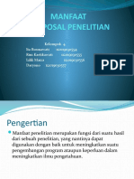 Manfaat Penelitian Kelompok 4