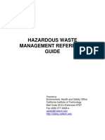 Hazardous Waste Management Reference Guide
