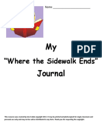 My Journal: "Where The Sidewalk Ends"