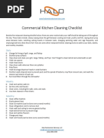 Niteshift Stewarding Check List | PDF | Kitchen | Tools