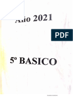 matriculas 5° basico 2021