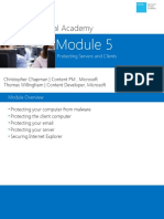 Microsoft Virtual Academy: Protecting Servers and Clients