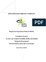 Eswatini Electricity Company: Request For Expression of Interest (REOI)