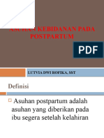 Asuhan Pada Masa Nifas