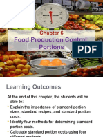 CHAPTER 6 FOOD PRODUCTION CONTROL - PORTIONS