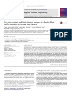 Energetic, ecologic and fluid-dynamic analysis of a fluidized bed gasifier