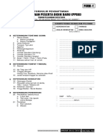 Penerimaan Peserta Didik Baru (PPDB) : Formulir Pendaftaran
