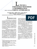 Inmunoelectroforesis