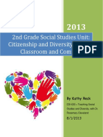 2nd Grade Social Studies Unit: Citizenship and Diversity in Our Classroom and Community