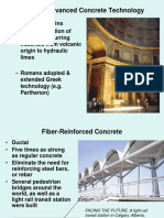 CE5604-Advanced Concrete Technology: - History and Origins - Greeks: Addition of