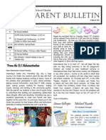 ES Parent Bulletin Vol#13 2011 Mar 11