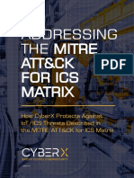 Addressing The MITRE ATTACK For ICS Matrix