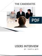Users Interview