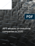 APT Attacks On Industrial Companies in 2020