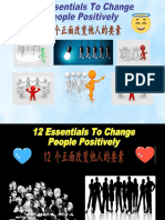 12 Essentials To Change People Positively (Eng & Chi)