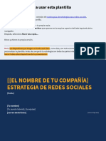 Estrategia de Redes Sociales