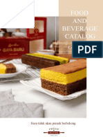 Food and Beverage Catalog Look Book