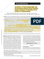 Concordance BW CP and RCM On echo-CMR