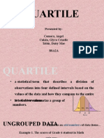 Quartile: Presented By: Comora, Angel Culala, Glyca Crizelle Tabin, Daisy Mae Bsa2A