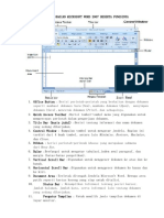 Mengenal Bagian MS Word Dan Fungsinya