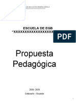 Formato de Propuesta Pedagógica
