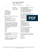 Antiremed Kelas 10 Kimia: Sistem Periodik - Latihan Soal