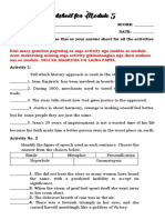 Worksheet For Module 5