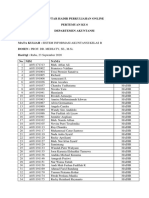 Daftar Hadir Sistem Informasi Akuntansi 23 September 2020