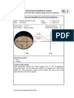 Praktikum Petrografi