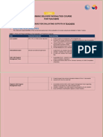 LDM2 Teachers Evaluation Procedure