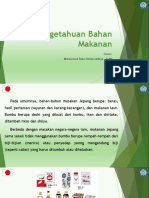 Pengetahuan Bahan Makanan