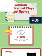 Western Classical Plays and Operas