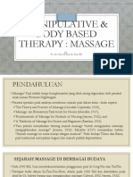 2A. Manipulative Dan Body Based Therapy - Massage