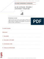 Cartea de Contracte Modele Comentarii Explicatii Editia 3 An 2013