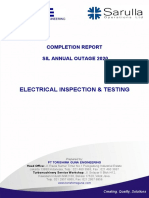 Completion Report SIL Annual Outage 2020