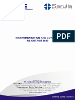 Instrumentation and Control SIL Outage 2020