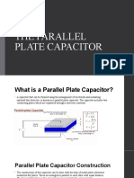 The Parallel Plate Capacitor
