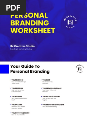 Personal Branding Worksheet_IM Creative Studio