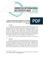 A Quarta Revolução Industrial e A Construção 4.0 com ênfase em suas tecnologias e em seus impactos sociais