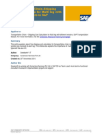 Transportation Chain-Shipping Cost Calculation For Multi Leg With Different Vendors in SAP