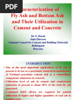 Characterization of Flyash and Bottom Ash and Their Utilization in Cement and Concrete