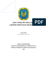 Buku Panduan Penulisan Laporan Praktikum Bahan Jalan