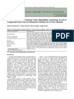 Nutrient analysis of ruminant feeds in Turkey