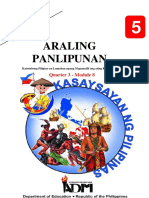 Araling Panlipunan: Quarter 3 - Module 8