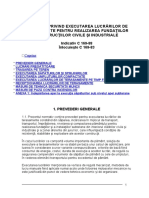 C169-88 Normativ Privind Executarea Lucrarilor de Terasamente Pentru Realizarea Fundatiilor Constructiilor Civile Si Industriale